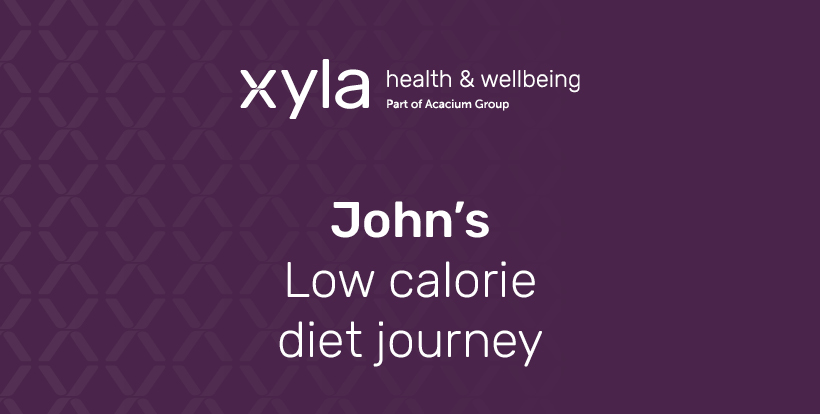 John S Low Calorie Diet Journey Xyla Health Wellbeing